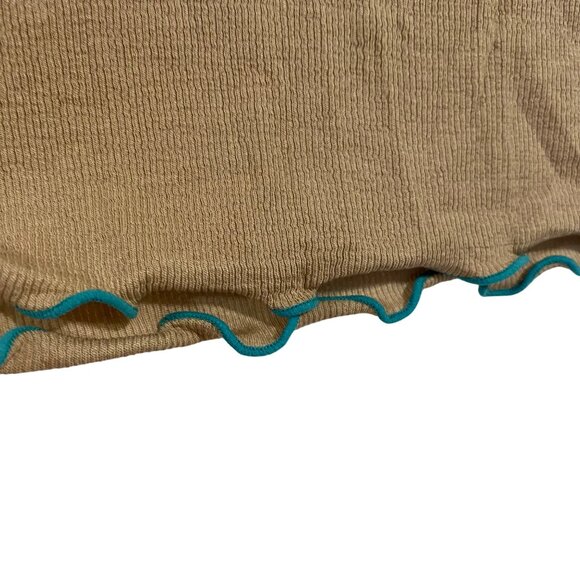 Madewell Women's Contrast Stitched Crewneck Crop Top Size S‎ - Picture 2 of 8